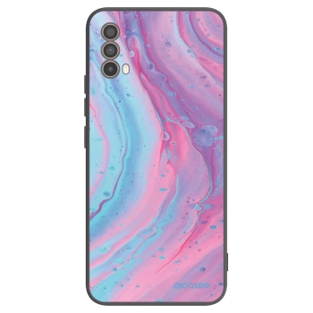 Obal pro Motorola Moto E40 - Pink liquid