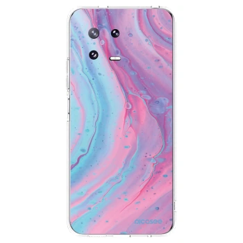 Picasee silikonový průhledný obal pro Xiaomi 13 Pro - Pink liquid