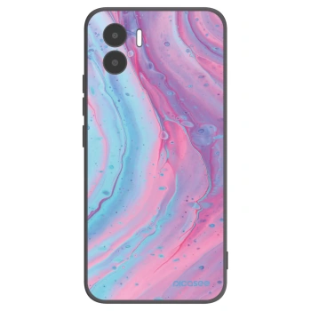 Picasee silikonový černý obal pro Xiaomi Redmi A2 - Pink liquid