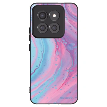 Picasee silikonový černý obal pro Xiaomi 14 Pro - Pink liquid