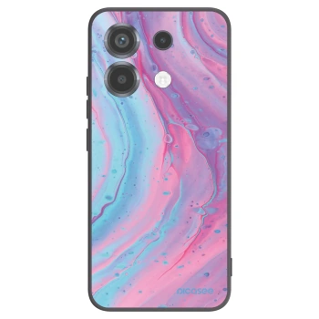 Picasee silikonový černý obal pro Xiaomi Poco X6 - Pink liquid