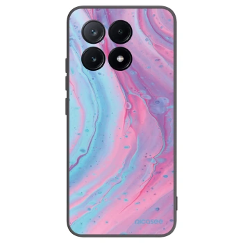 Picasee silikonový černý obal pro Xiaomi Poco X6 Pro - Pink liquid