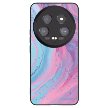 Picasee silikonový černý obal pro Xiaomi 14 Ultra - Pink liquid