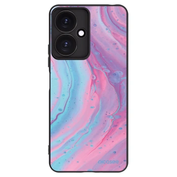 Picasee silikonový černý obal pro Xiaomi Redmi 13C 5G - Pink liquid