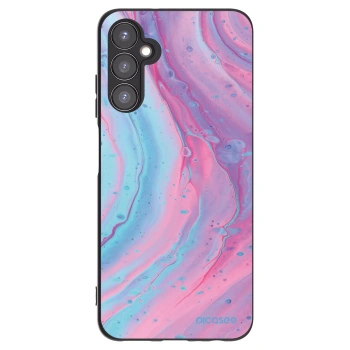 Picasee silikonový černý obal pro Samsung Galaxy A05s A057G - Pink liquid