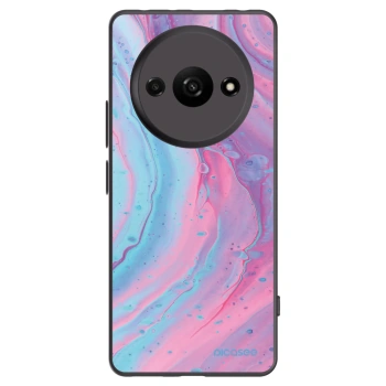 Picasee silikonový černý obal pro Xiaomi Redmi A3 - Pink liquid