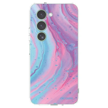 Picasee silikonový průhledný obal pro Xiaomi Redmi 15 5G - Pink liquid