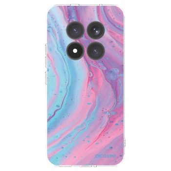Picasee silikonový průhledný obal pro Xiaomi Redmi Note 15 Pro+ - Pink liquid