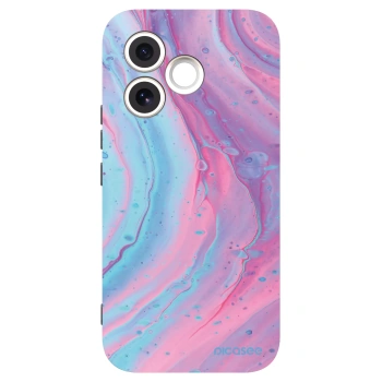 Picasee silikonový černý obal pro Honor 600 Lite - Pink liquid