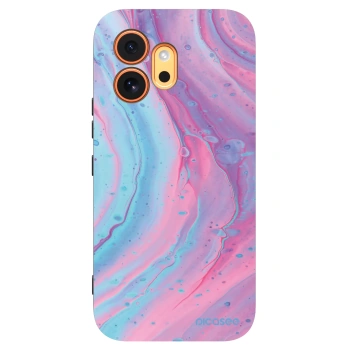 Picasee silikonový černý obal pro Honor 600 - Pink liquid