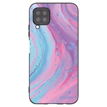 Picasee silikonový černý obal pro Huawei P40 Lite - Pink liquid