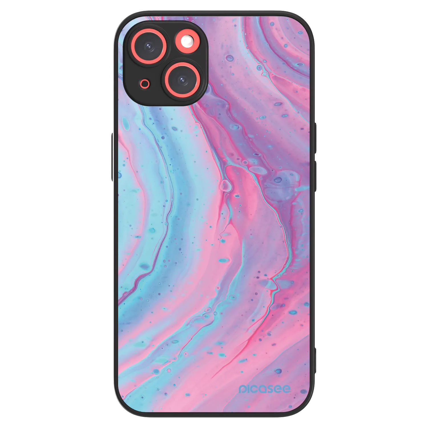 Picasee ULTIMATE CASE pro Apple iPhone 13 - Pink liquid