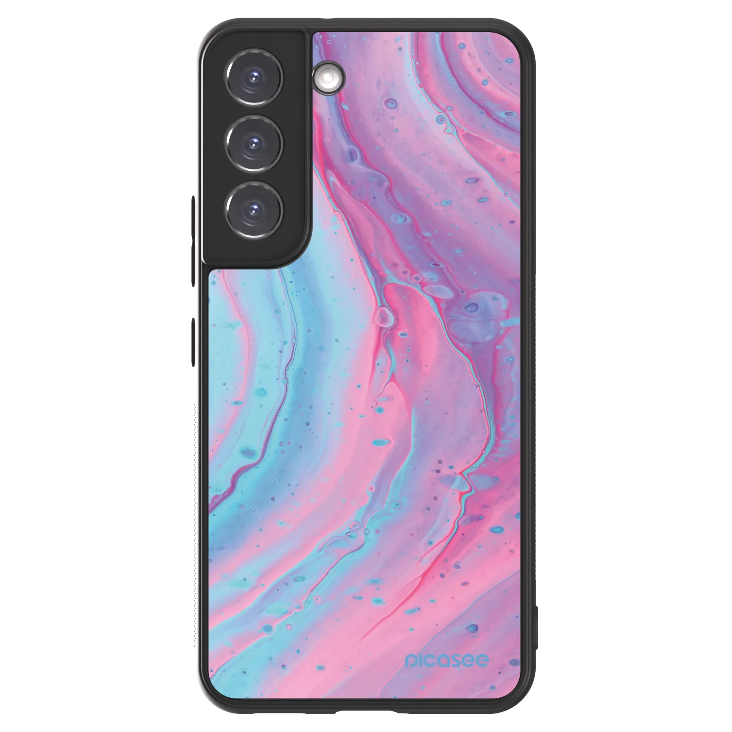 Picasee ULTIMATE CASE pro Samsung Galaxy S22 5G - Pink liquid