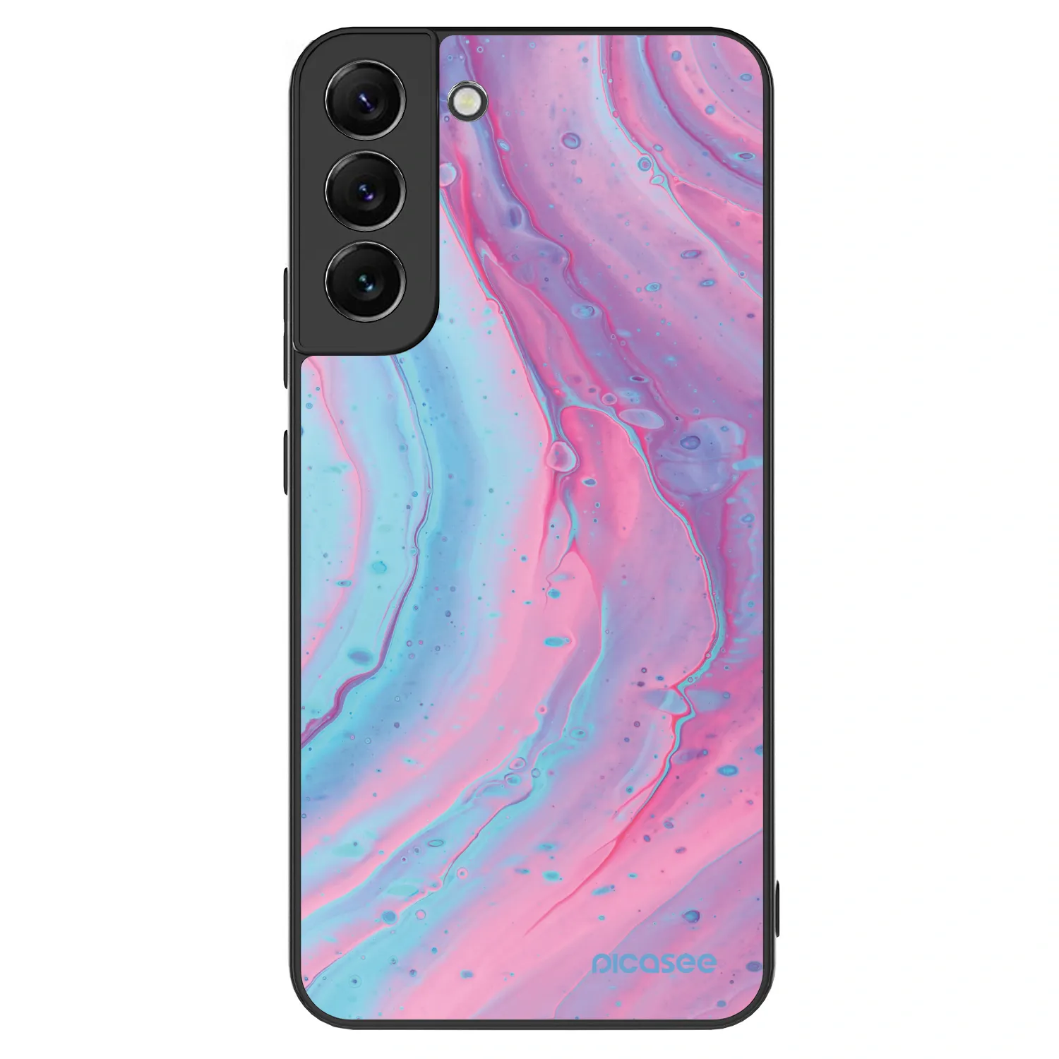 Picasee ULTIMATE CASE pro Samsung Galaxy S22+ 5G - Pink liquid