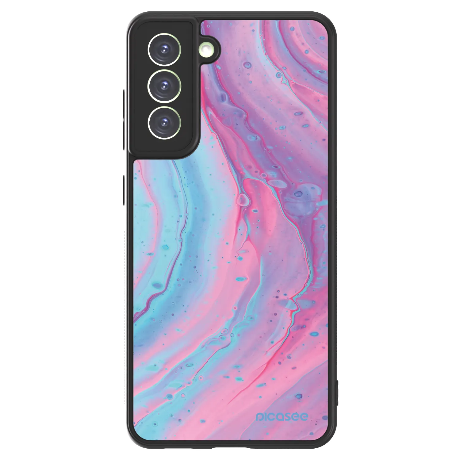 Picasee ULTIMATE CASE PowerShare pro Samsung Galaxy S21 FE 5G - Pink liquid