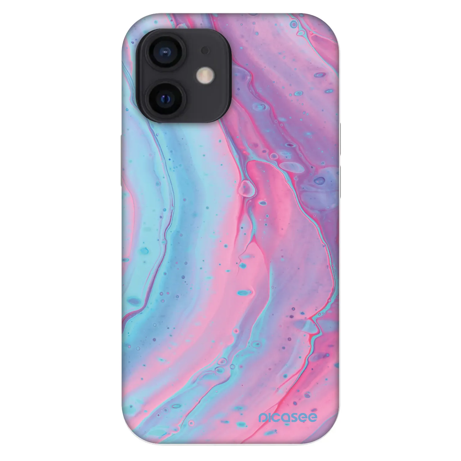 Picasee Fashion Case pro Apple iPhone 12 mini - Pink liquid