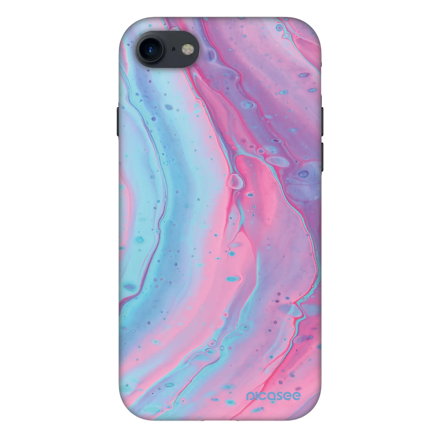 Picasee Fashion Case pro Apple iPhone SE 2020 - Pink liquid