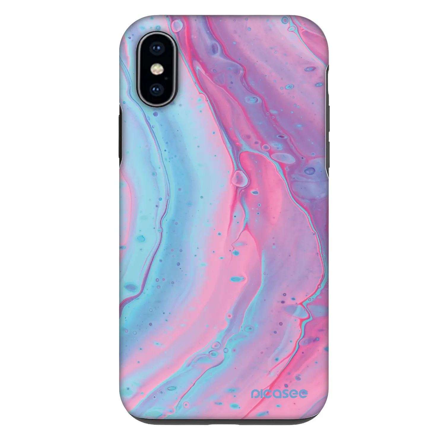 Picasee Fashion Case pro Apple iPhone X/XS - Pink liquid