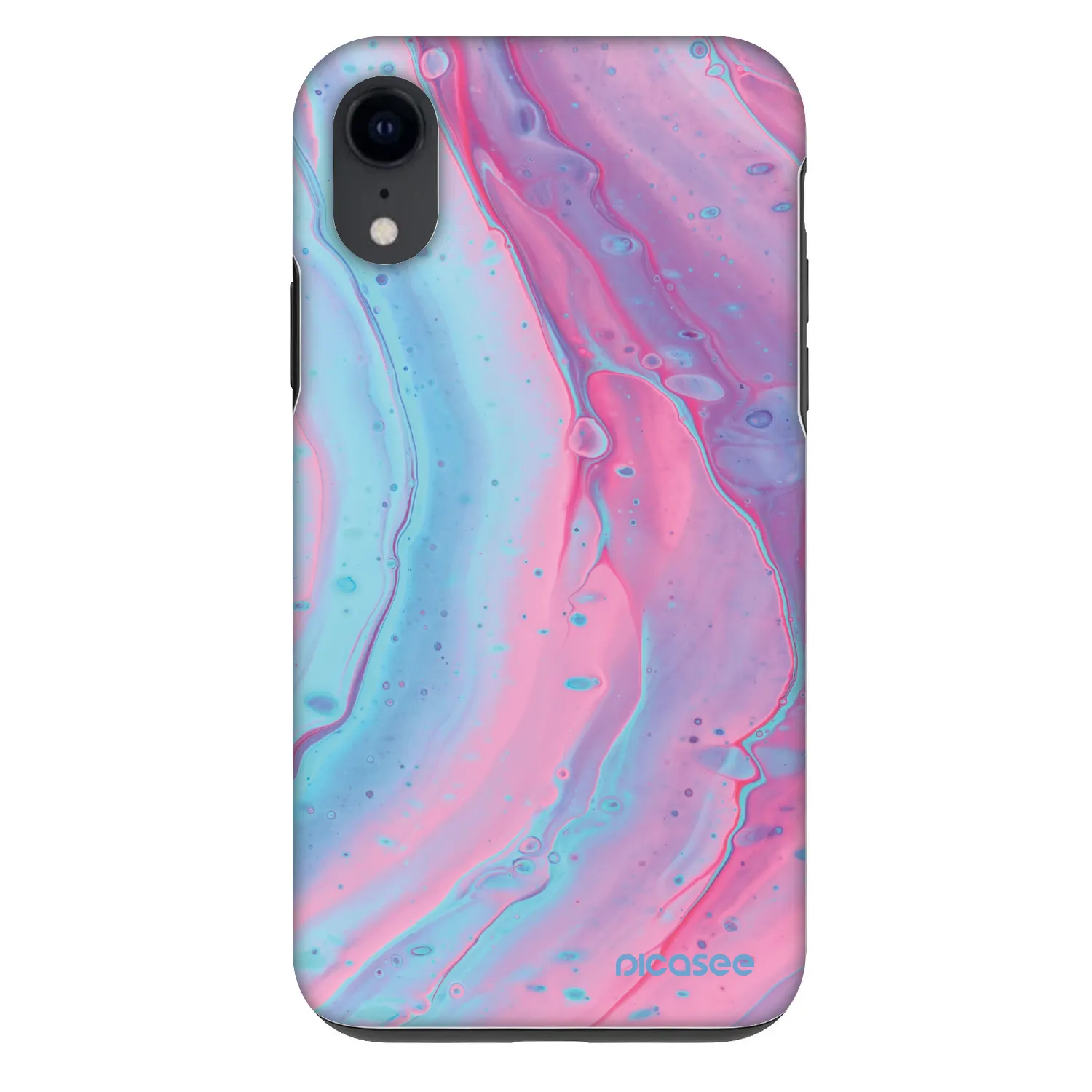 Picasee Fashion Case pro Apple iPhone XR - Pink liquid