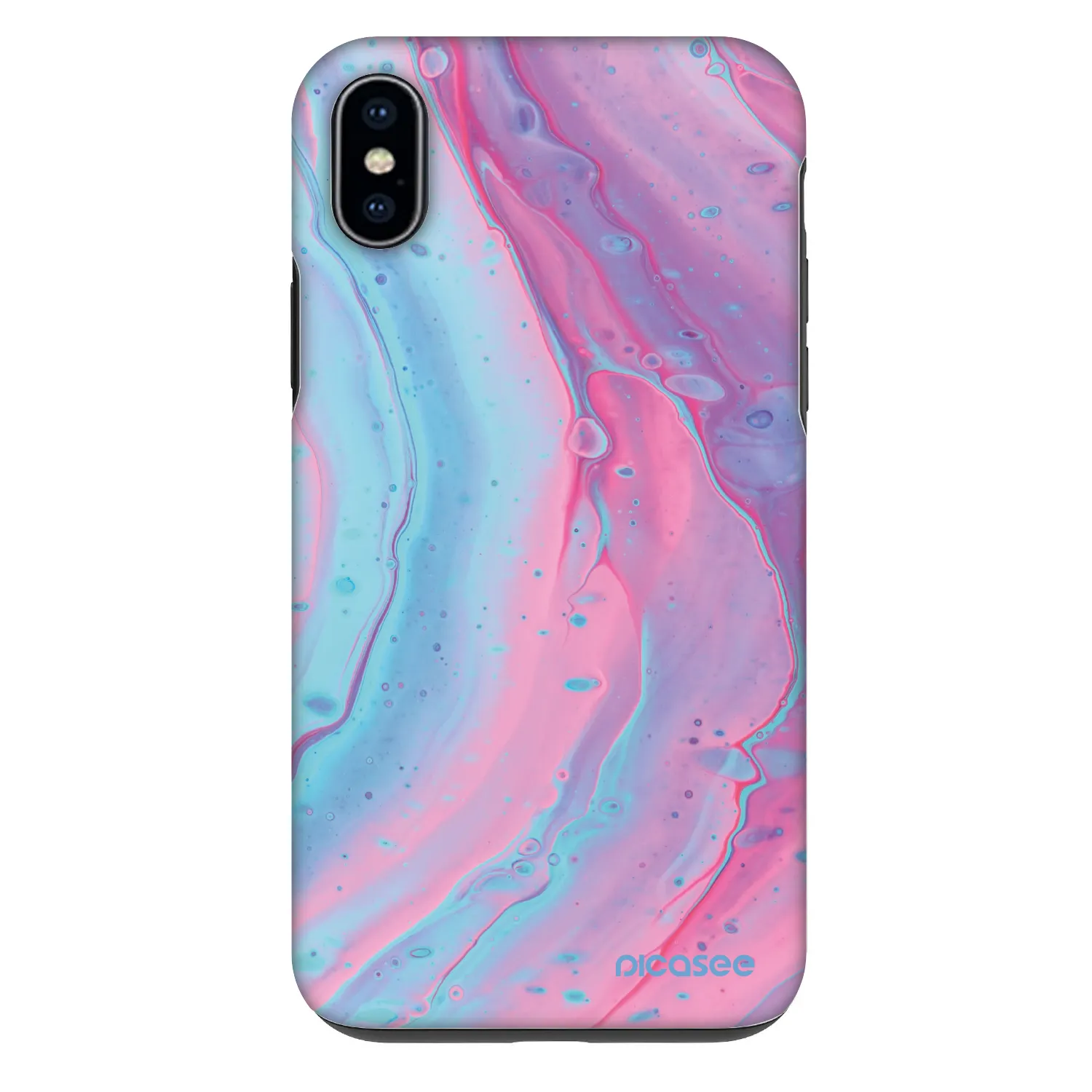 Picasee Fashion Case pro Apple iPhone XS Max - Pink liquid