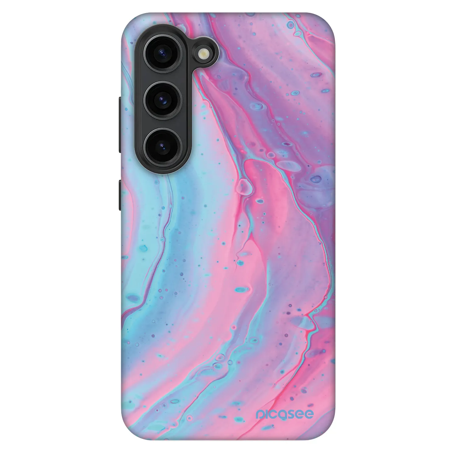 Picasee Fashion Case pro Samsung Galaxy S23 5G - Pink liquid