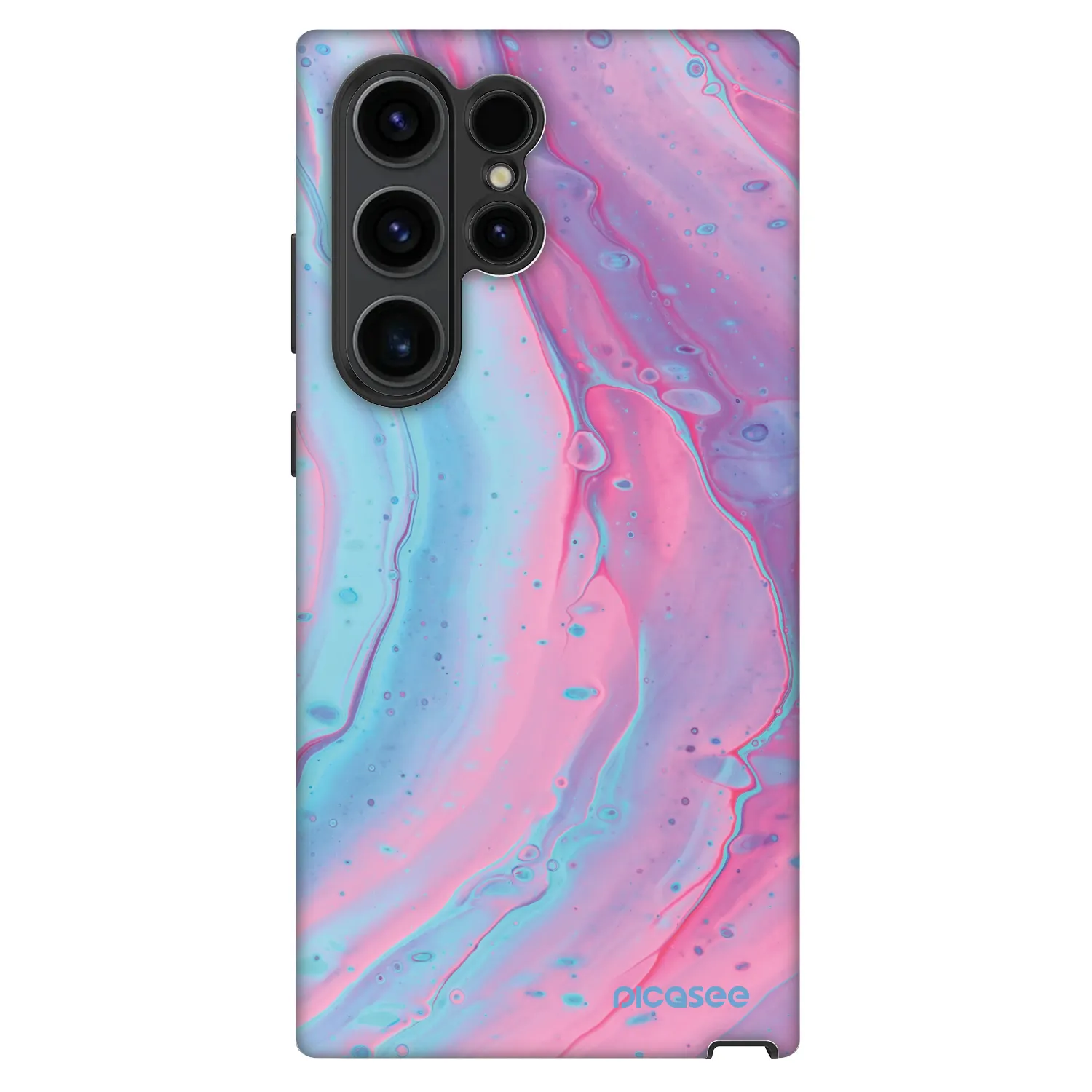 Picasee Fashion Case pro Samsung Galaxy S22 Ultra 5G - Pink liquid