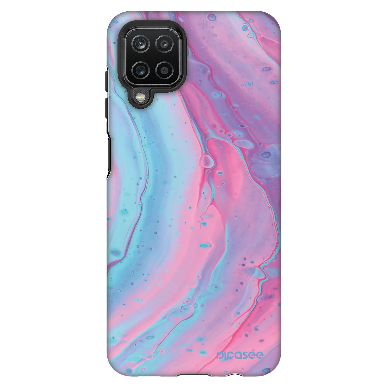 Picasee Fashion Case pro Samsung Galaxy A12 A125F - Pink liquid