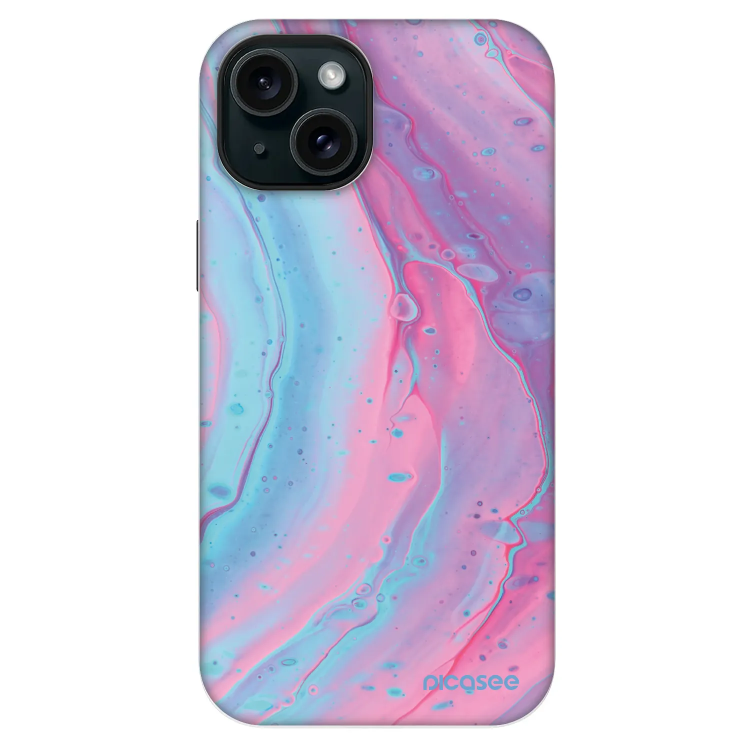 Picasee Fashion Case MagSafe Apple iPhone 13 - Pink liquid