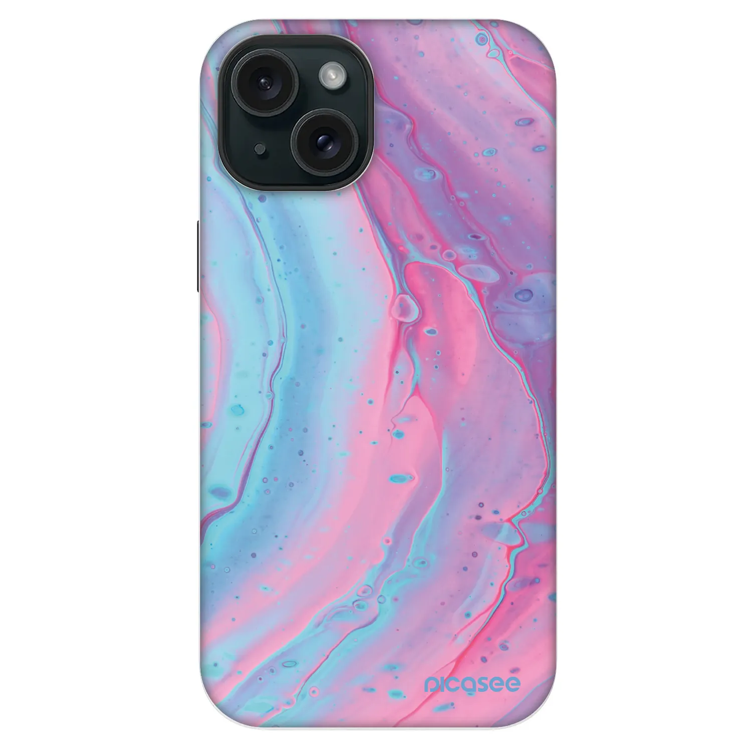 Picasee Fashion Case MagSafe Apple iPhone 14 - Pink liquid