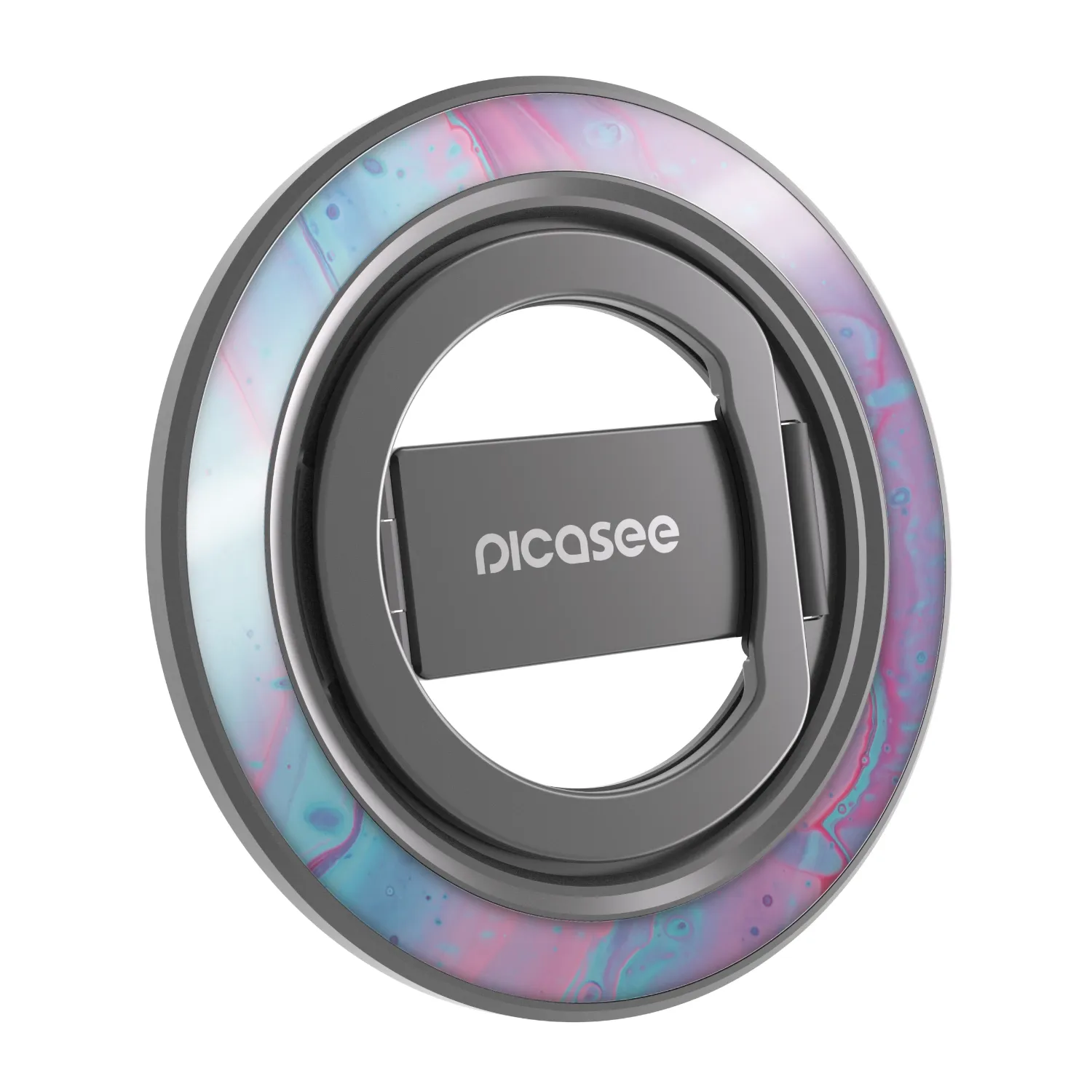 Picasee Magnetický držák - Černý - Pink liquid