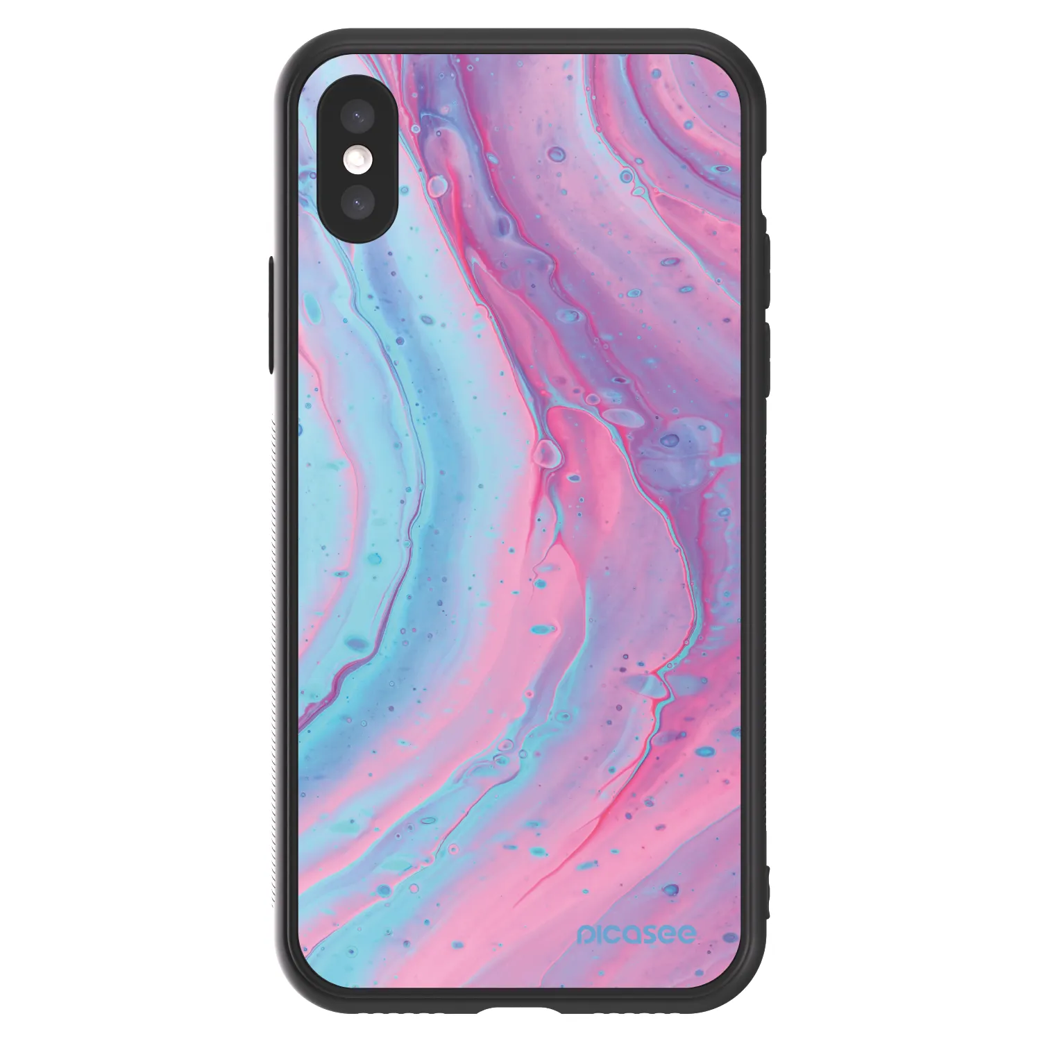 Picasee ULTIMATE CASE pro Apple iPhone X/XS - Pink liquid