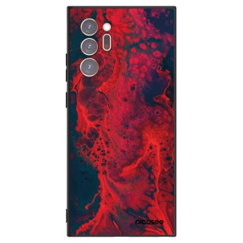 Picasee silikonový černý obal pro Samsung Galaxy Note 20 Ultra - Organic red