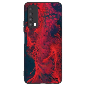 Picasee silikonový černý obal pro Huawei P Smart 2021 - Organic red