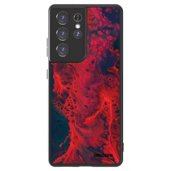 Picasee ULTIMATE CASE pro Samsung Galaxy S21 Ultra 5G G998B - Organic red