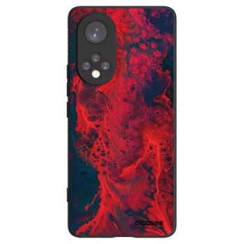 Picasee silikonový černý obal pro Honor 50 5G - Organic red
