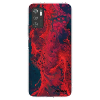 Picasee silikonový průhledný obal pro Xiaomi Poco M3 Pro 5G - Organic red