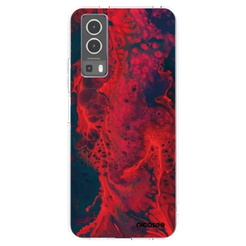Picasee silikonový průhledný obal pro Vivo Y72 5G - Organic red