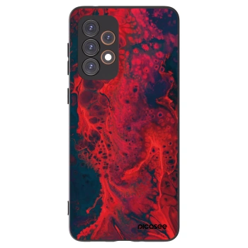 Picasee silikonový černý obal pro Samsung Galaxy A33 5G A336 - Organic red