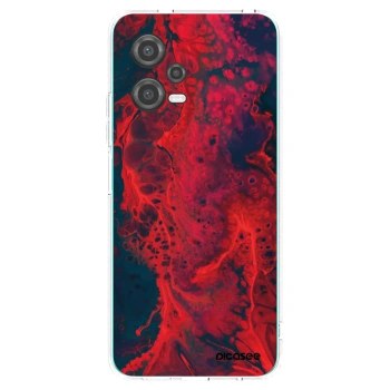 Picasee silikonový průhledný obal pro Xiaomi Poco X5 - Organic red