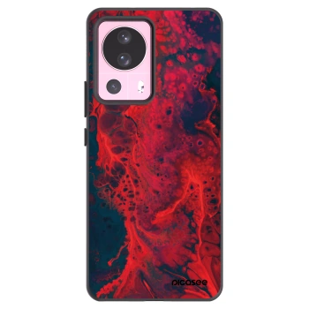 Picasee silikonový černý obal pro Xiaomi 13 Lite - Organic red