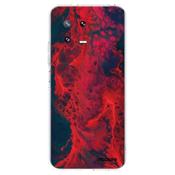 Picasee silikonový průhledný obal pro Xiaomi 13 Pro - Organic red