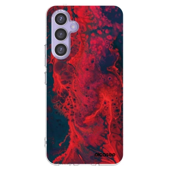 Picasee silikonový průhledný obal pro Samsung Galaxy A54 5G A546B - Organic red