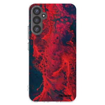 Picasee silikonový průhledný obal pro Samsung Galaxy A34 5G A346B - Organic red