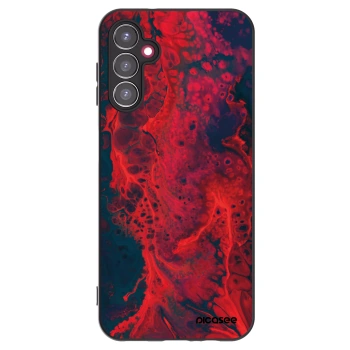 Picasee silikonový černý obal pro Samsung Galaxy A14 4G A145R - Organic red