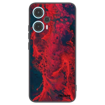 Picasee silikonový černý obal pro Xiaomi Poco F5 - Organic red