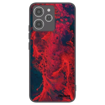 Picasee silikonový černý obal pro Xiaomi Redmi 12 4G - Organic red