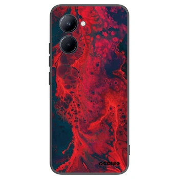 Picasee silikonový černý obal pro Realme C33 (2023) - Organic red