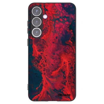 Picasee silikonový černý obal pro Samsung Galaxy S24+ S926B 5G - Organic red