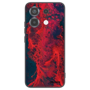 Picasee silikonový černý obal pro Xiaomi Poco X6 - Organic red