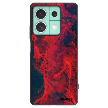 Picasee silikonový černý obal pro Xiaomi Redmi Note 13 5G - Organic red